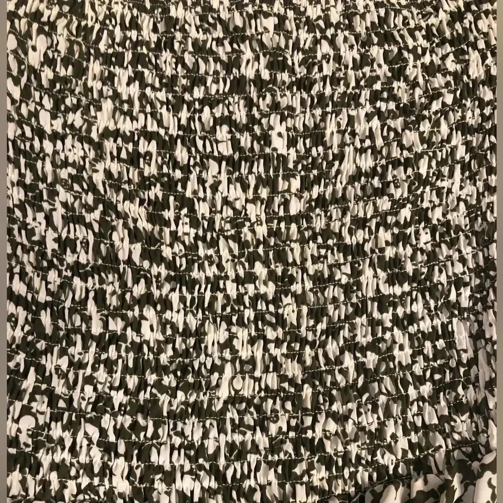 Romwe Women's Floral Print Off Shoulder Trumpet Sleeve Dress Sz S - Picture 8 of 9